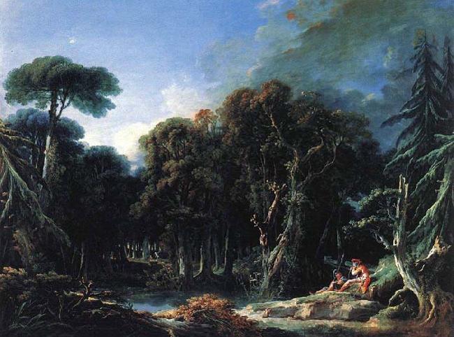 Francois Boucher The Forest